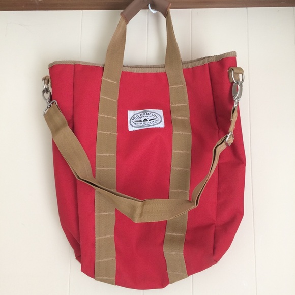 Polar Outdoor Stuff Handbags - Poler Outdoor Stuff Utility Tote Bag Red Portland